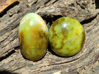 Polished Green Opal Palm Stones x 12 From Antsirabe, Madagascar - Toprock Gemstones and Minerals 