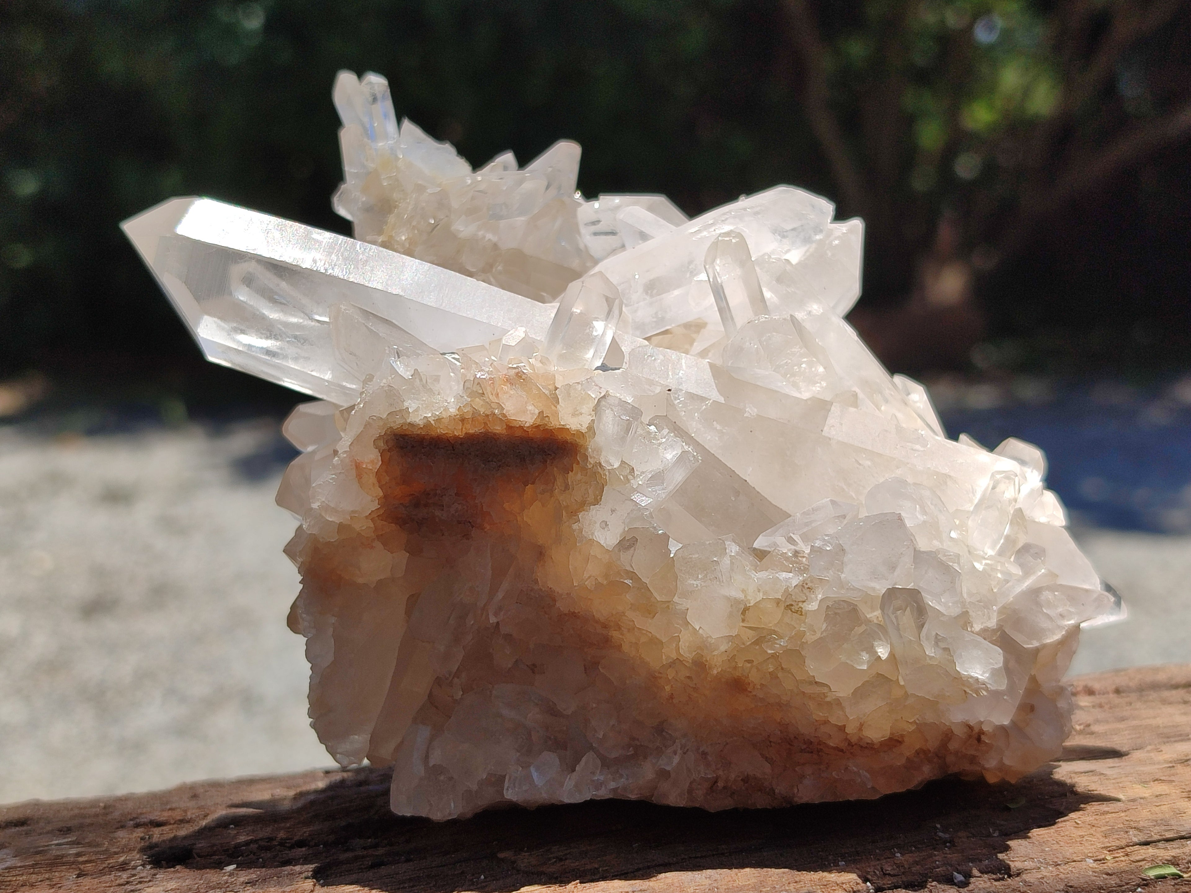 Natural Quartz Clusters x 2 From Madagascar - Toprock Gemstones and Minerals 