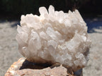Natural Quartz Clusters x 2 From Madagascar - Toprock Gemstones and Minerals 