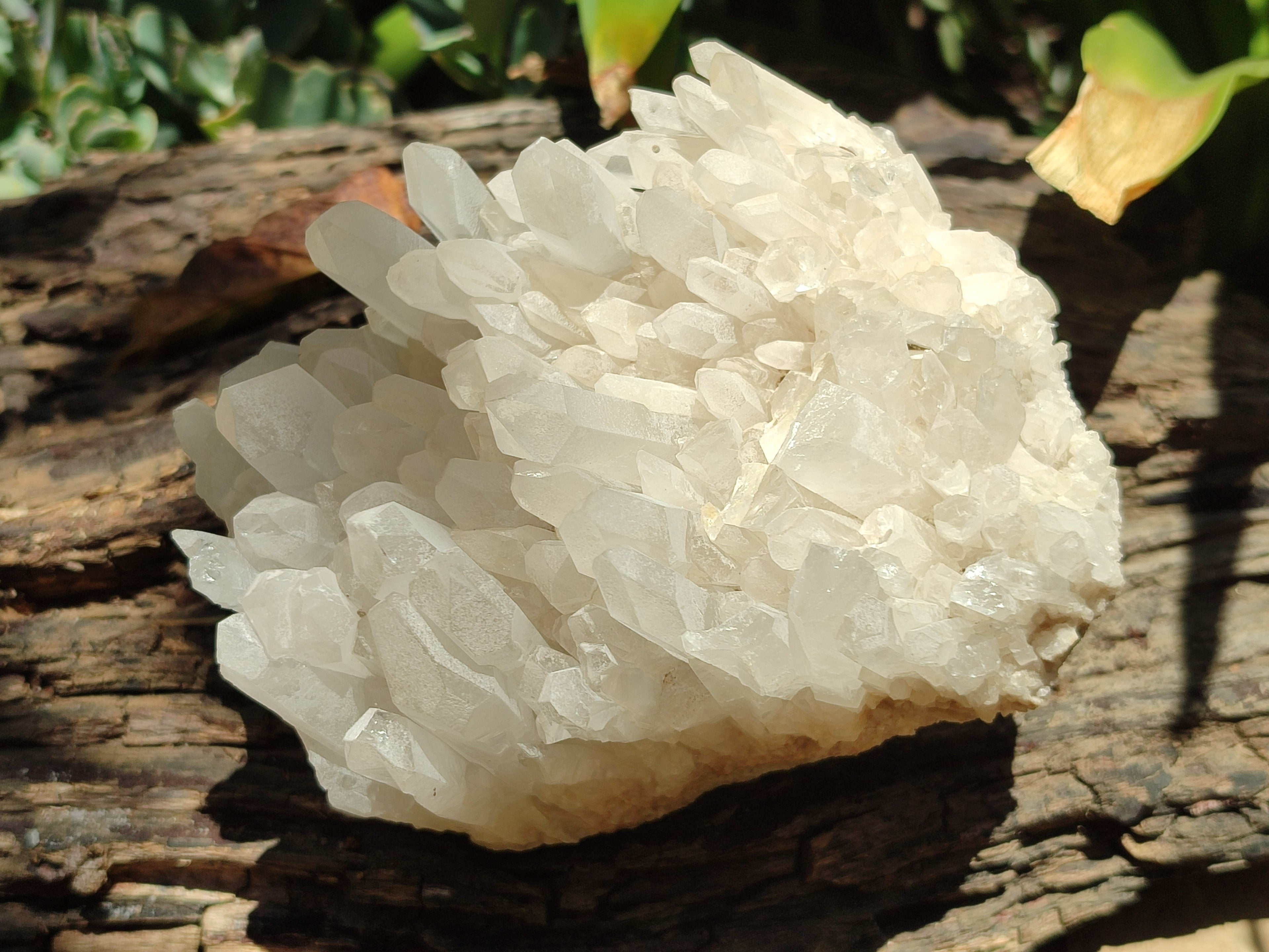 Natural Quartz Clusters x 2 From Madagascar - Toprock Gemstones and Minerals 