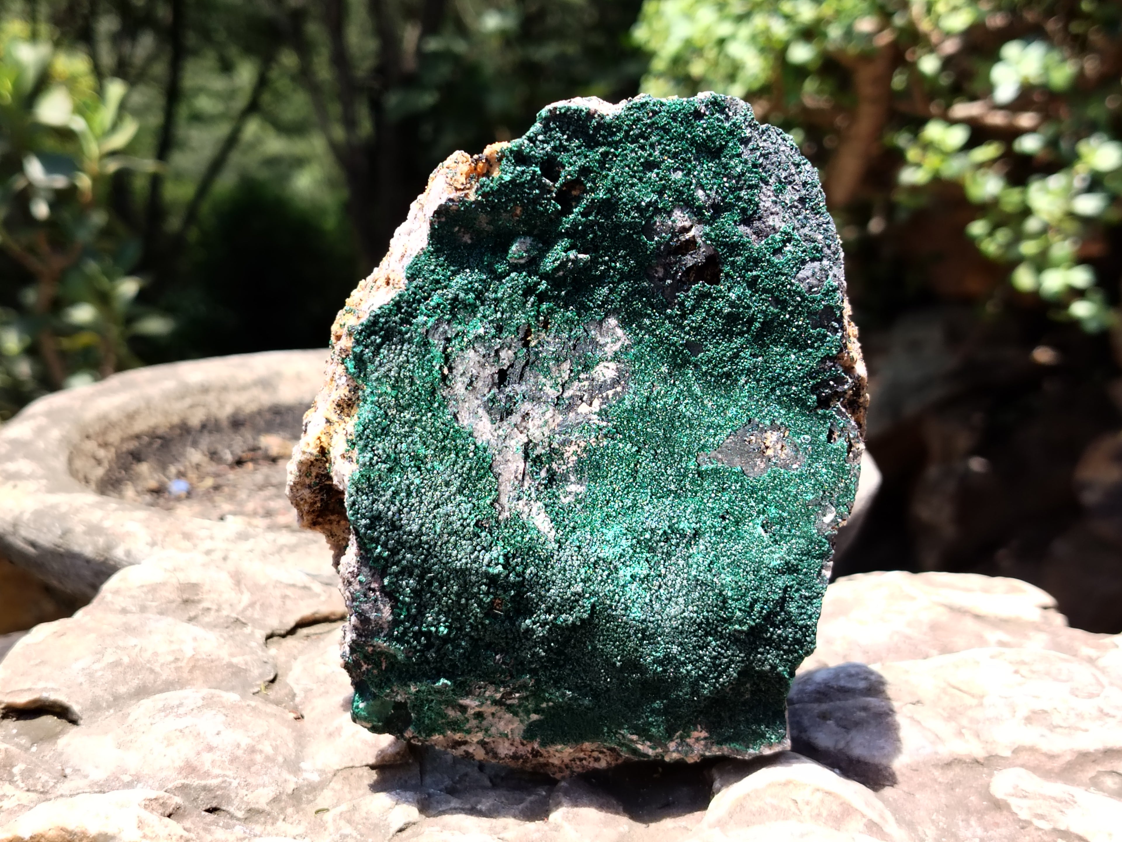 Natural Botryoidal Malachite Specimens x 4 From Congo - Toprock Gemstones and Minerals 