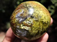 Polished Green Opal Palm Stones x 12 From Antsirabe, Madagascar - Toprock Gemstones and Minerals 