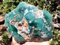 Polished On One Side Emerald Mtorolite Plates x 2 From Mutorashanga, Zimbabwe - Toprock Gemstones and Minerals 