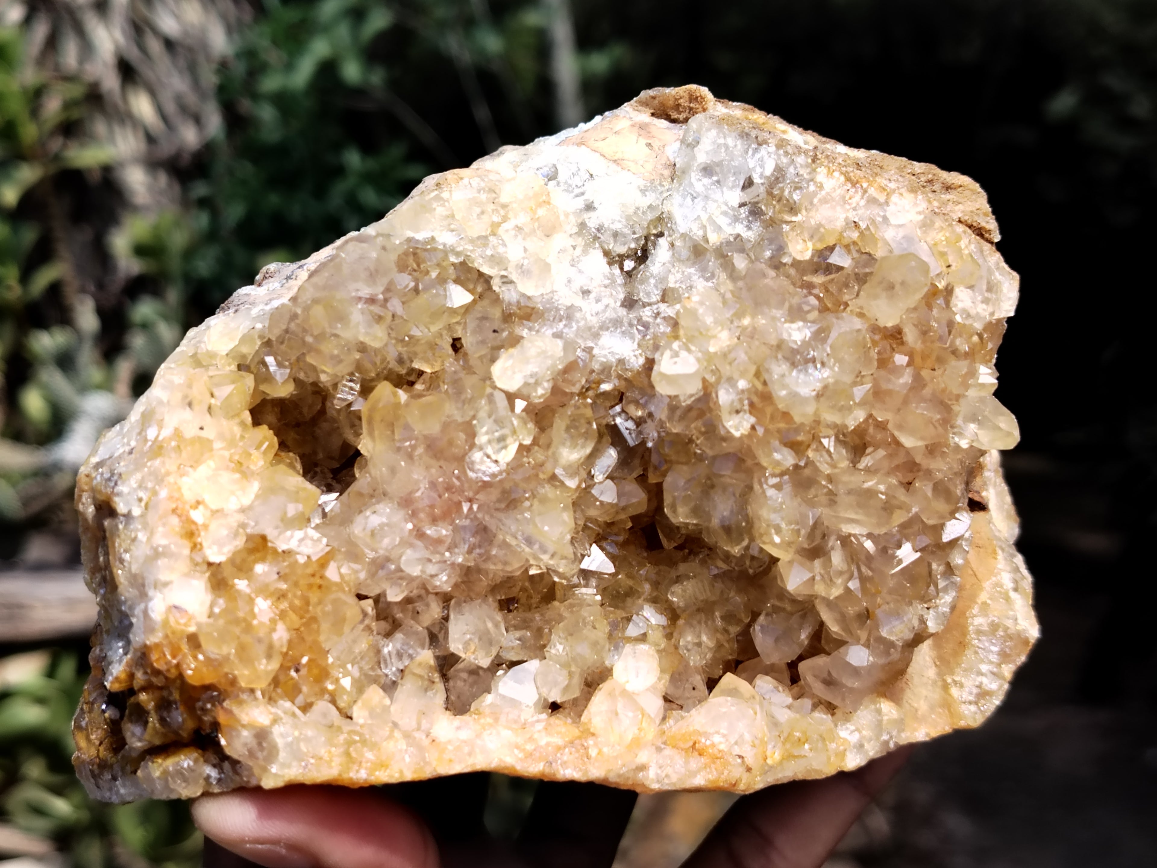 Natural Limonite Quartz Clusters x 4 From Solwezi, Zambia - Toprock Gemstones and Minerals 