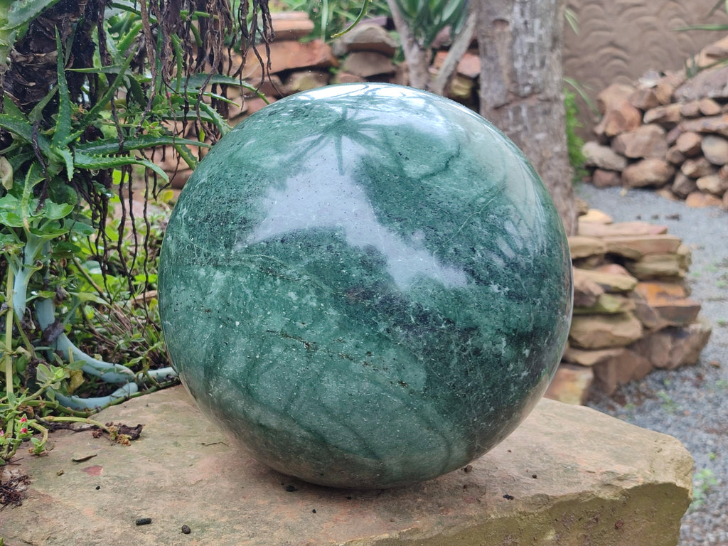Polished Giant Jadeite Sphere x 1 From China - Toprock Gemstones and Minerals 