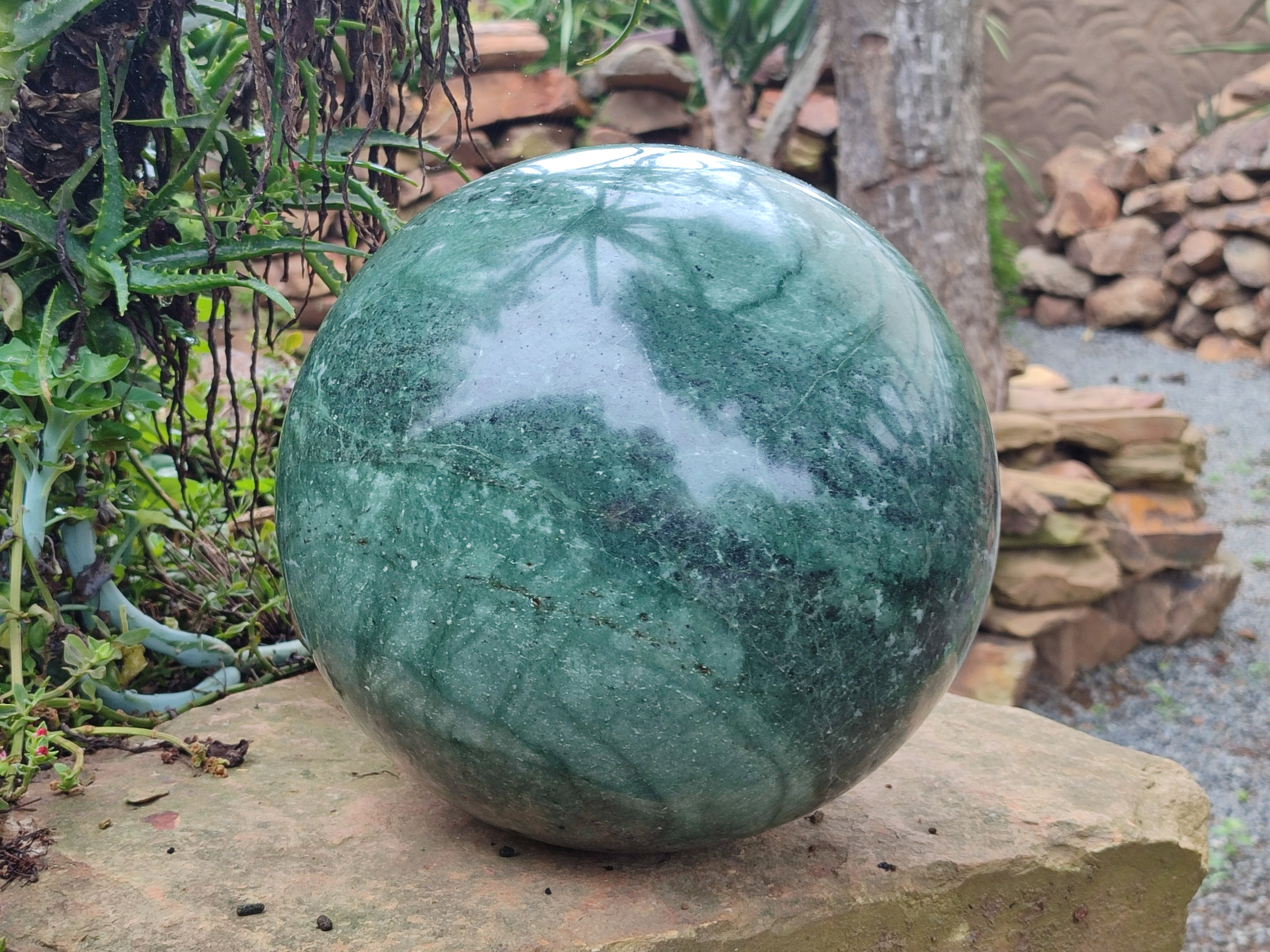 Polished Giant Jadeite Sphere x 1 From China - Toprock Gemstones and Minerals 
