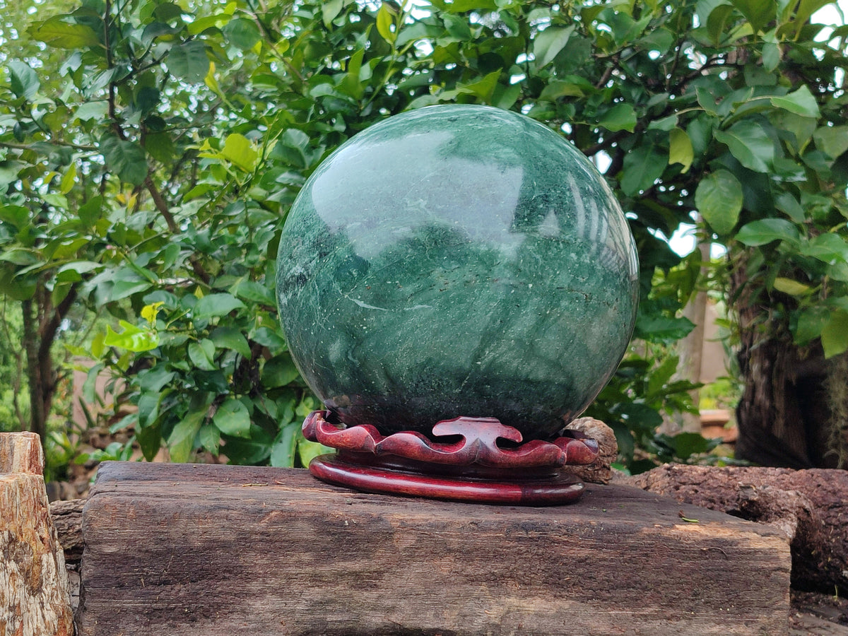 Polished Giant Jadeite Sphere x 1 From China - Toprock Gemstones and Minerals 