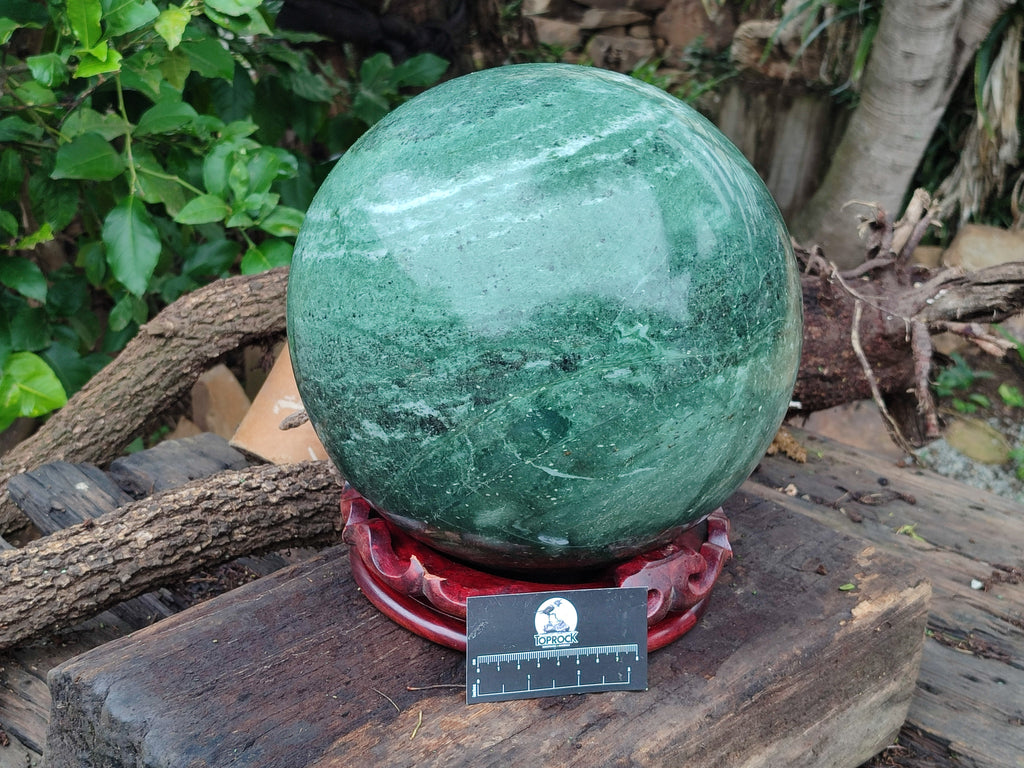 Polished Giant Jadeite Sphere x 1 From China - Toprock Gemstones and Minerals 