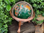 Polished Mixed Gemstone World Globe x 1 From China - Toprock Gemstones and Minerals 
