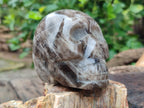 Polished Smokey Quartz Skulls x 2 From Madagascar - Toprock Gemstones and Minerals 