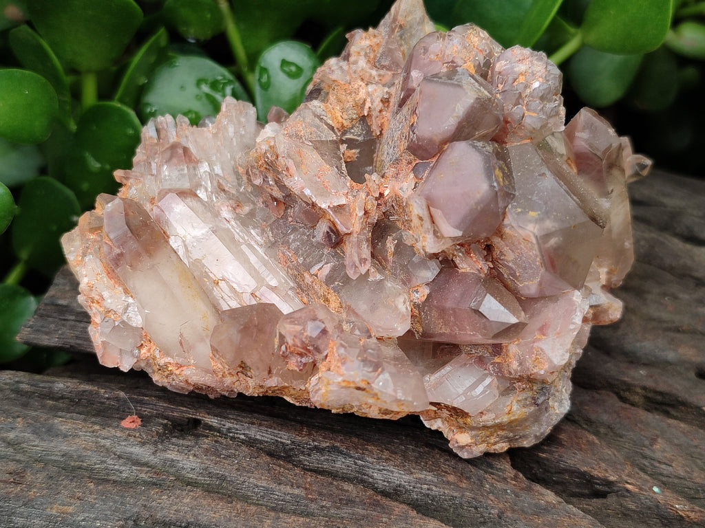 Natural Red Hematoid Quartz Clusters x 3 From Karoi, Zimbabwe - Toprock Gemstones and Minerals 