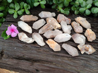 Natural Pineapple Candle Quartz Crystals x 35 From Antsirabe, Madagascar - Toprock Gemstones and Minerals 