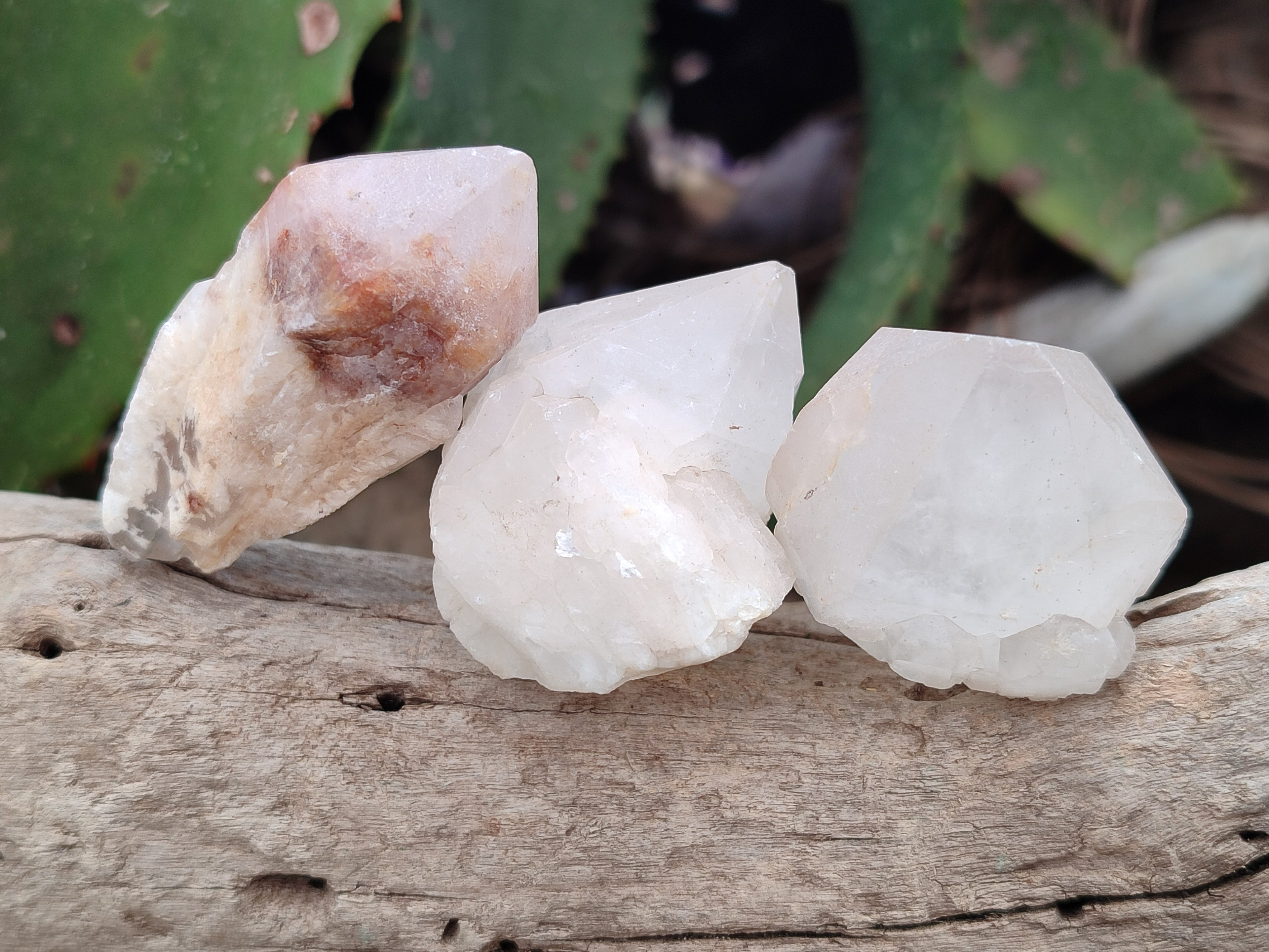 Natural Pineapple Candle Quartz Crystals x 35 From Antsirabe, Madagascar - Toprock Gemstones and Minerals 