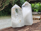 Polished Clear Quartz Crystals x 2 From Madagascar - Toprock Gemstones and Minerals 