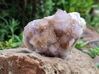Natural Amethyst Spirit Quartz Clusters x 6 From Boekenhouthoek, South Africa