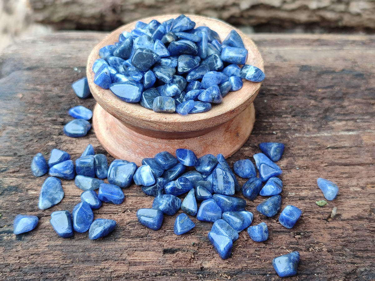 Polished Sodalite Tumbled Stones - Sold Per Kg - From Namibia - Toprock Gemstones and Minerals 