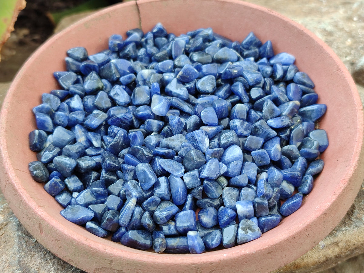 Polished Sodalite Tumbled Stones - Sold Per Kg - From Namibia - Toprock Gemstones and Minerals 