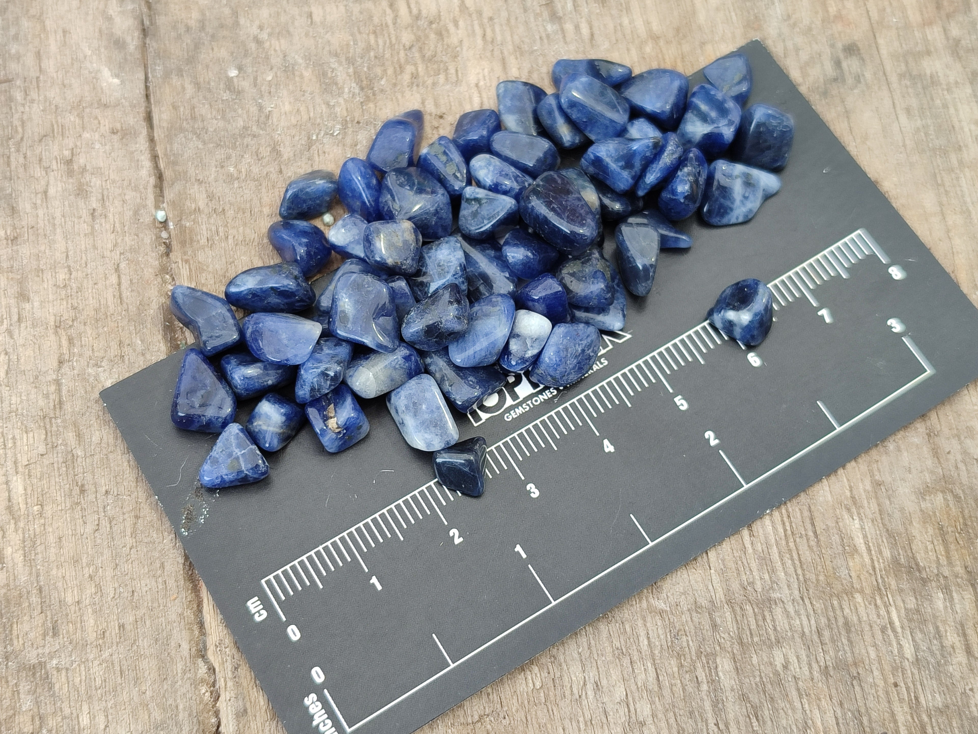 Polished Sodalite Tumbled Stones - Sold Per Kg - From Namibia - Toprock Gemstones and Minerals 