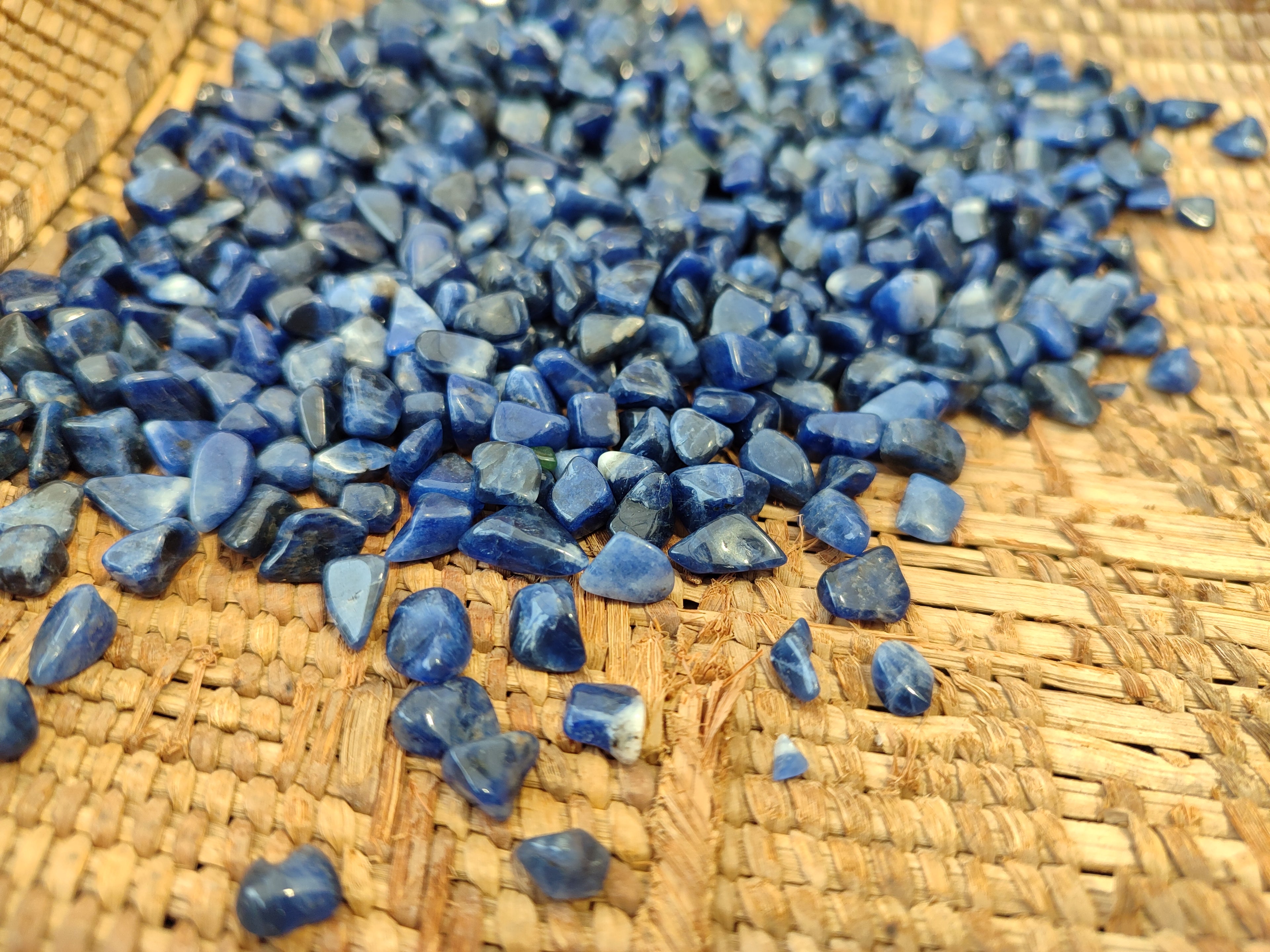 Polished Sodalite Tumbled Stones - Sold Per Kg - From Namibia - Toprock Gemstones and Minerals 