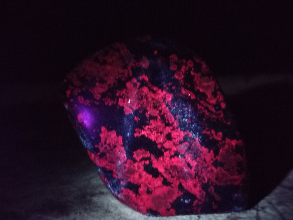 Polished Ruby Corundum In Chrome Verdite Standing Free Forms x 4 From Zimbabwe - Toprock Gemstones and Minerals 