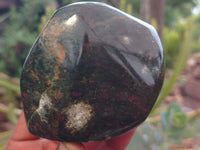 Polished Ruby Corundum In Chrome Verdite Standing Free Forms x 4 From Zimbabwe - Toprock Gemstones and Minerals 