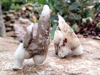 Natural Drusy Quartz Coated Calcite Pseudomorph Specimens x 20 From Alberts Mountain, Lesotho - Toprock Gemstones and Minerals 