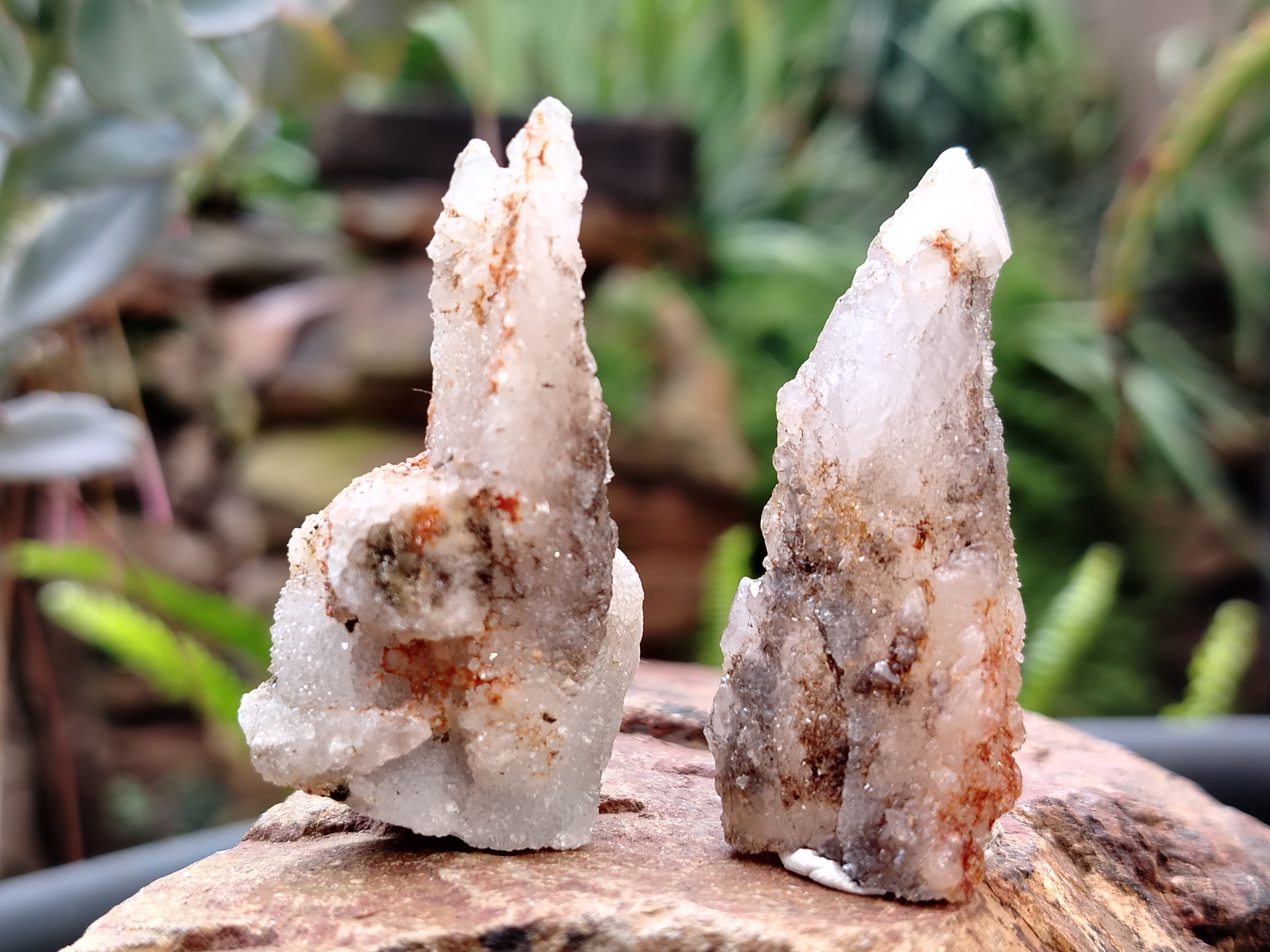 Natural Drusy Quartz Coated Calcite Pseudomorph Specimens x 20 From Alberts Mountain, Lesotho - Toprock Gemstones and Minerals 