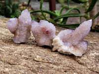 Natural Amethyst Spirit Quartz Clusters x 24 From Boekenhouthoek, South Africa