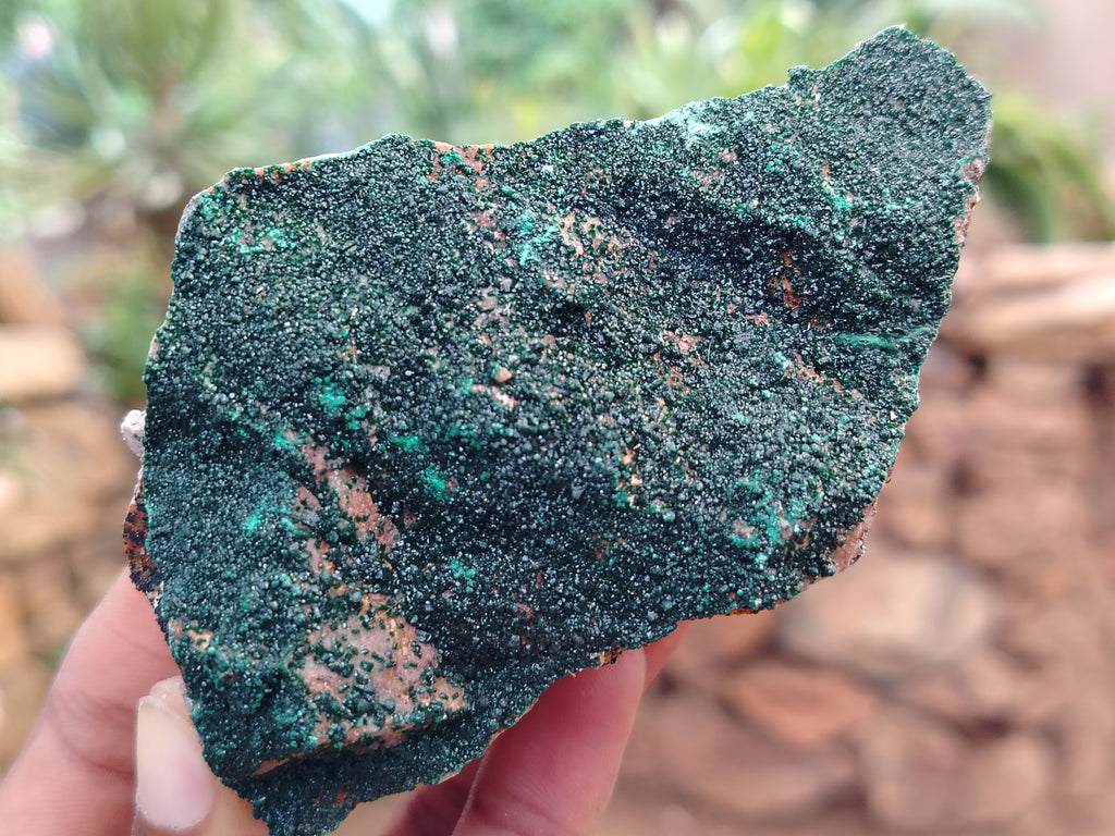 Natural Botryoidal Malachite Specimens x 6 From Congo - Toprock Gemstones and Minerals 