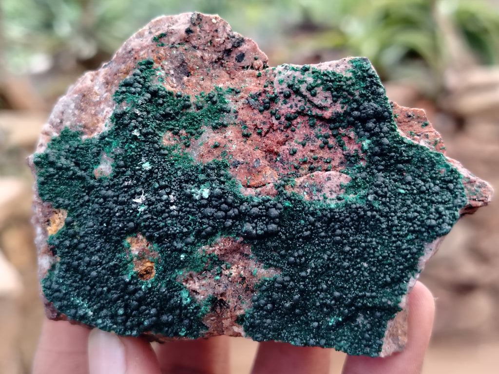 Natural Botryoidal Malachite Specimens x 6 From Congo - Toprock Gemstones and Minerals 