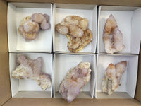 Natural Amethyst Spirit Quartz Clusters x 6 From Boekenhouthoek, South Africa