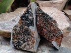 Natural Libethenite Crystals On Dolomite Matrix Specimens x 4 From Shituru, Congo - Toprock Gemstones and Minerals 