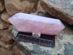 Polished Double Terminated Rose Quartz Points x 4 From Ambatondrazaka, Madagascar - Toprock Gemstones and Minerals 