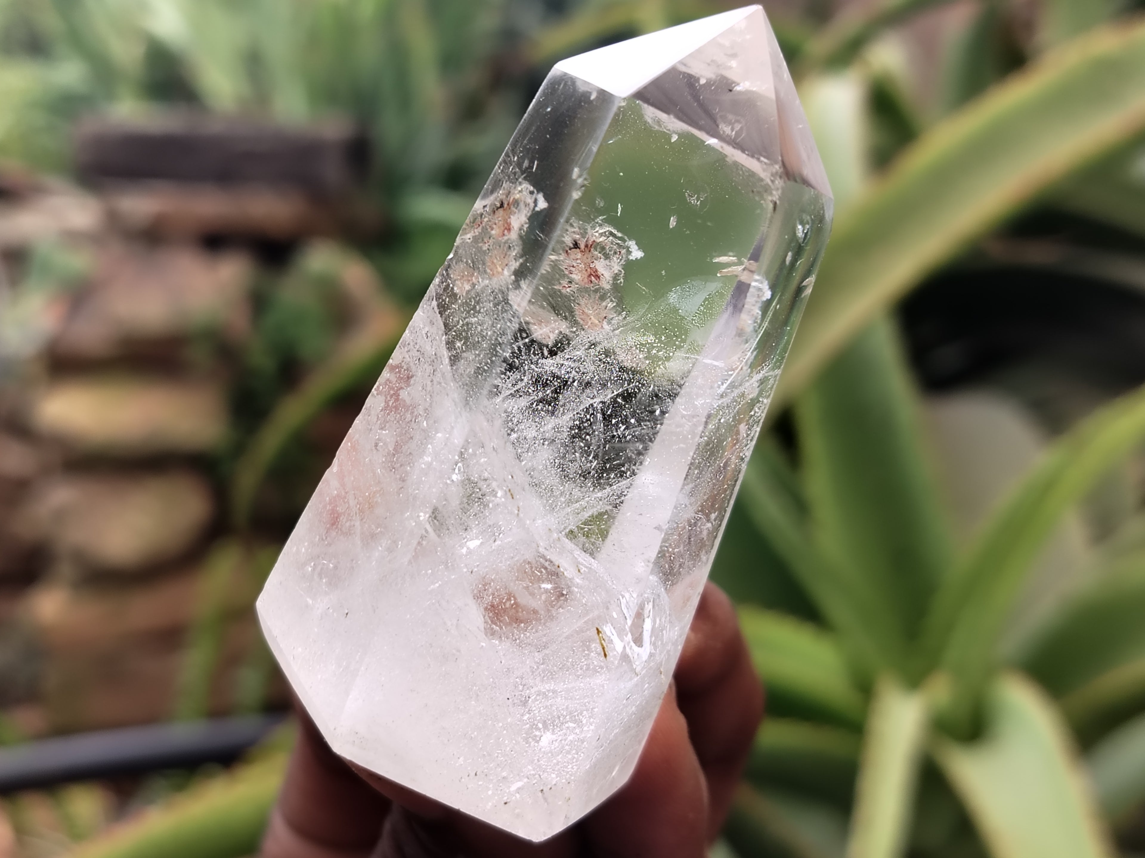 Polished Clear Quartz Crystals x 6 From Madagascar - Toprock Gemstones and Minerals 