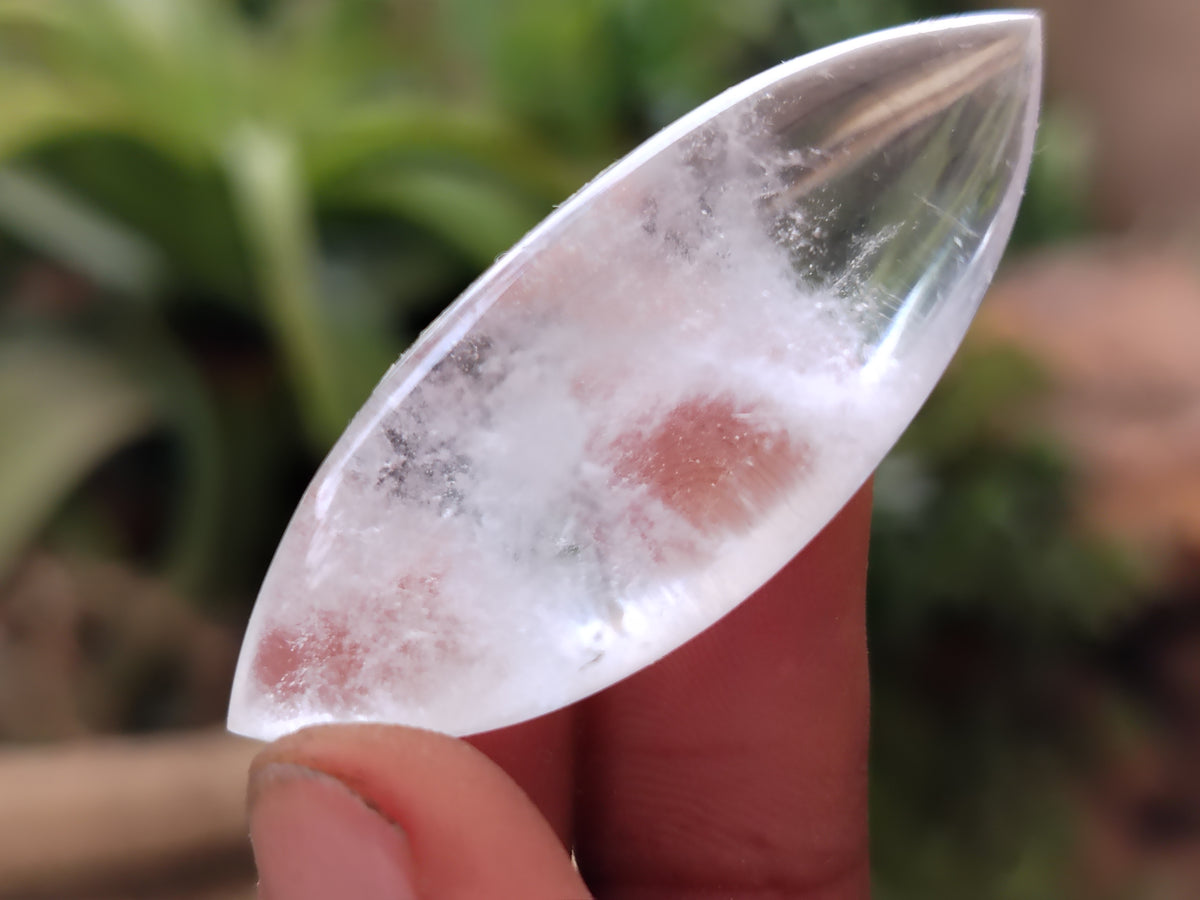 Polished Clear Quartz "Angel Tears" Pendant Pieces x 40 From Madagascar - Toprock Gemstones and Minerals 