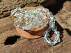 Polished Quartz Crystal Faceted Bead Necklace - Sold Per Item - From Madagascar - Toprock Gemstones and Minerals 