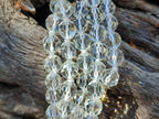 Polished Quartz Crystal Faceted Bead Necklace - Sold Per Item - From Madagascar - Toprock Gemstones and Minerals 