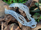 Polished Quartz Crystal Faceted Bead Necklace - Sold Per Item - From Madagascar - Toprock Gemstones and Minerals 