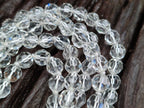 Polished Quartz Crystal Faceted Bead Necklace - Sold Per Item - From Madagascar - Toprock Gemstones and Minerals 