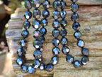 Polished Hematite Faceted Bead Necklace - sold per item- From China - Toprock Gemstones and Minerals 