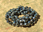Polished Hematite Faceted Bead Necklace - sold per item- From China - Toprock Gemstones and Minerals 