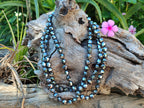 Polished Hematite Faceted Bead Necklace - sold per item- From China - Toprock Gemstones and Minerals 