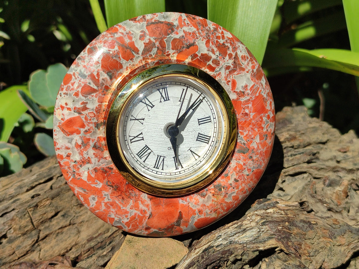 Polished Brecciated Jasper Alarm Clock - Sold Per Item - From South Africa - Toprock Gemstones and Minerals 