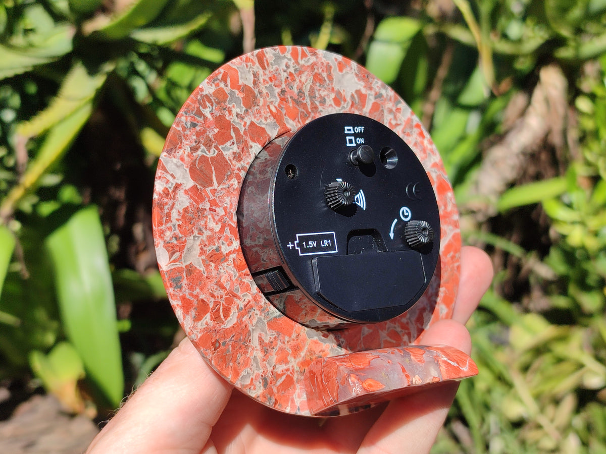 Polished Brecciated Jasper Alarm Clock - Sold Per Item - From South Africa - Toprock Gemstones and Minerals 