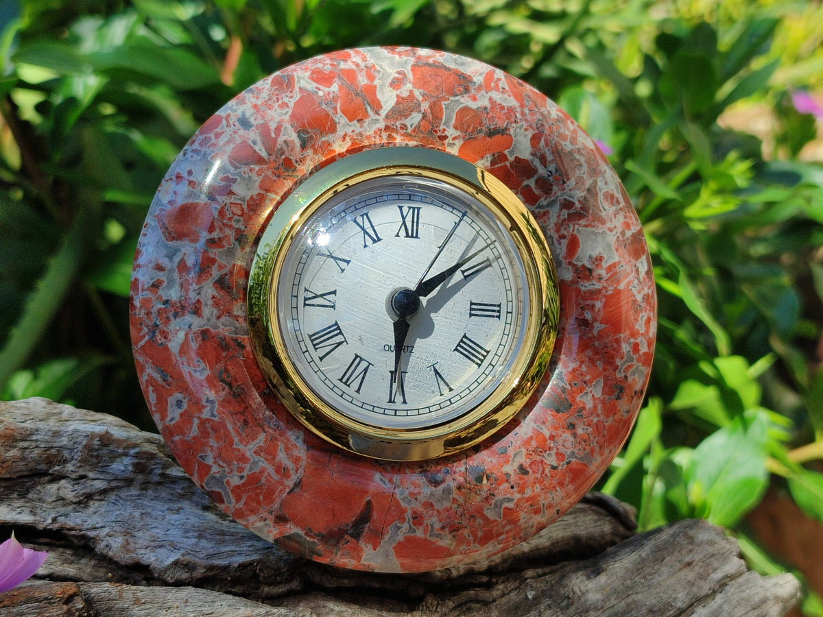 Polished Brecciated Jasper Alarm Clock - Sold Per Item - From South Africa - Toprock Gemstones and Minerals 