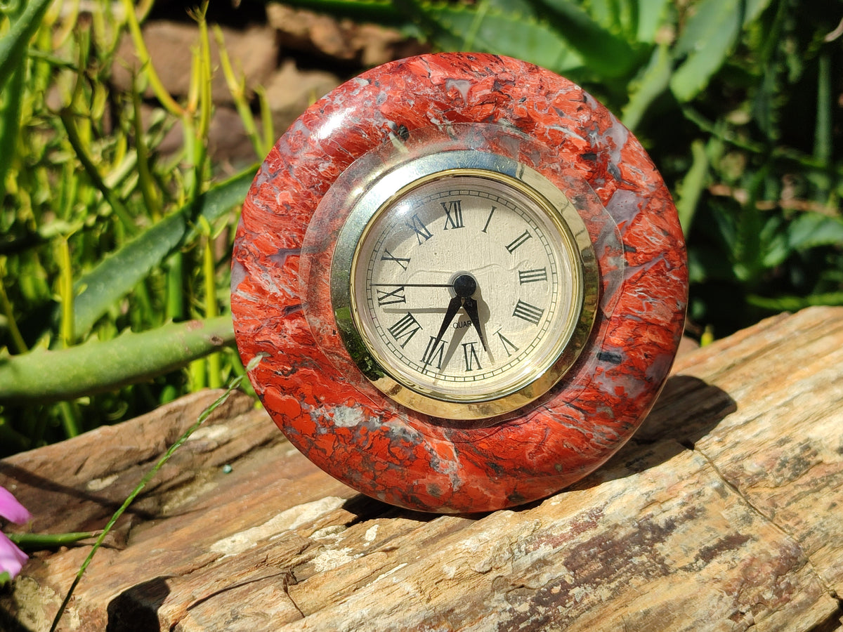 Polished Brecciated Jasper Alarm Clock - Sold Per Item - From South Africa - Toprock Gemstones and Minerals 