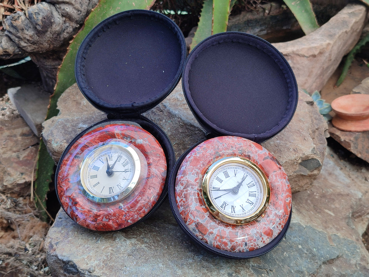 Polished Brecciated Jasper Alarm Clock - Sold Per Item - From South Africa - Toprock Gemstones and Minerals 