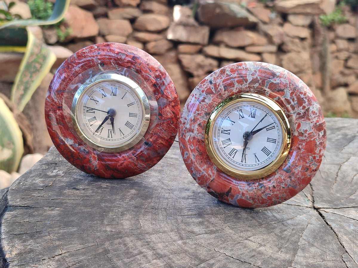 Polished Brecciated Jasper Alarm Clock - Sold Per Item - From South Africa - Toprock Gemstones and Minerals 