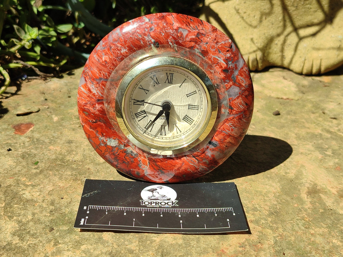 Polished Brecciated Jasper Alarm Clock - Sold Per Item - From South Africa - Toprock Gemstones and Minerals 