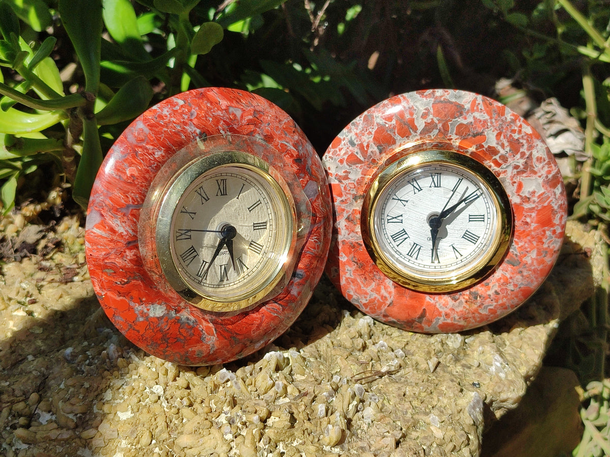 Polished Brecciated Jasper Alarm Clock - Sold Per Item - From South Africa - Toprock Gemstones and Minerals 